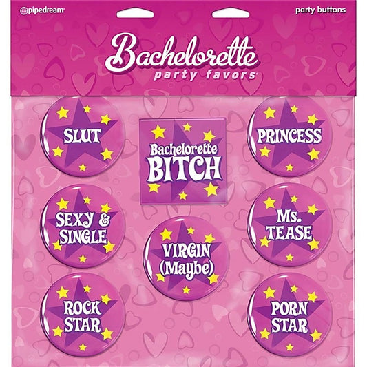 Pipedream Bachelorette Party Favors Party Buttons Adult Game - Sex Games, Coupons and Tricks