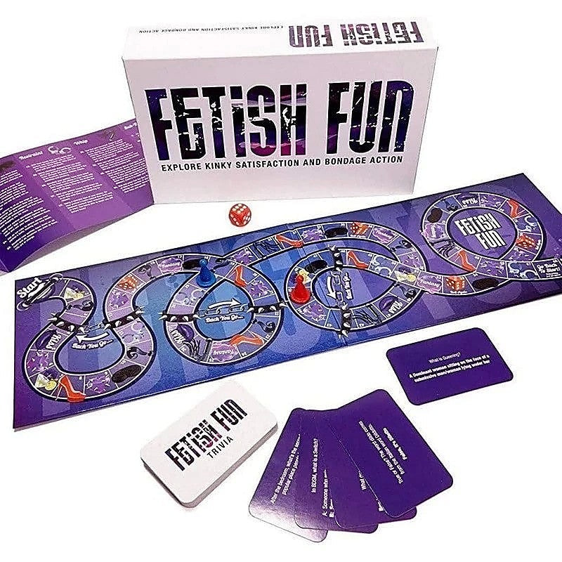 Fetish Fun Kinky Satisfaction and Action Couples Board Game - Sex Games, Coupons and Tricks