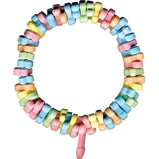 Rainbow Penis Candy Necklace by Hott Products - Bachelorette and Bucks