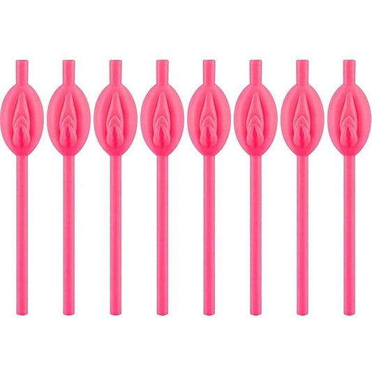 Pipedream The Original Pussy Party Straws 8 Pack - Sex Games, Coupons and Tricks