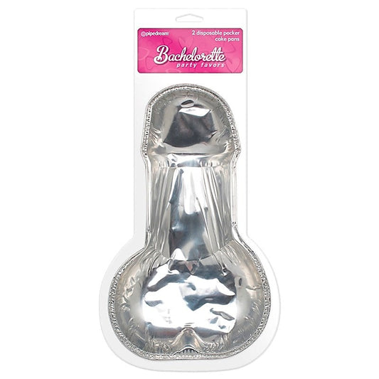 Pipedream Bachelorette Party Favors Pecker Cake Pans 2 Pack - Bachelorette and Bucks