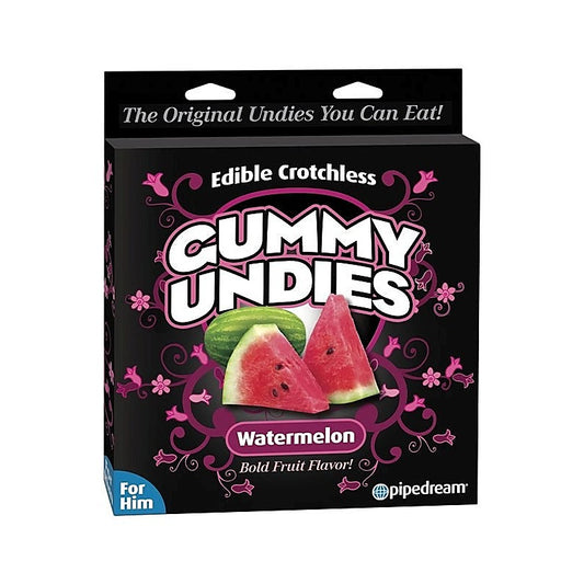 Pipedream Edible Male Gummy Undies Watermelon Flavour - Sex Games, Coupons and Tricks