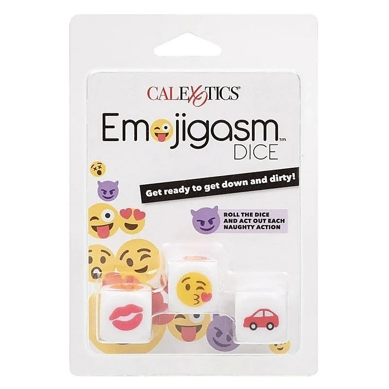 Premium Emojigasm Dice by California Exotics - Sex Games, Coupons and Tricks