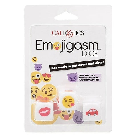Premium Emojigasm Dice by California Exotics - Sex Games, Coupons and Tricks