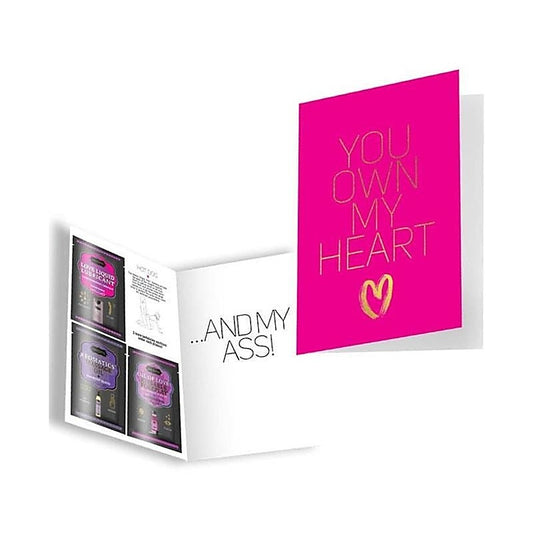Naughty Notes Greeting Card You Own My Heart