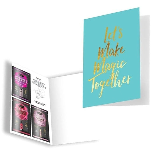 Naughty Notes Greeting Card Lets Make Magic Together