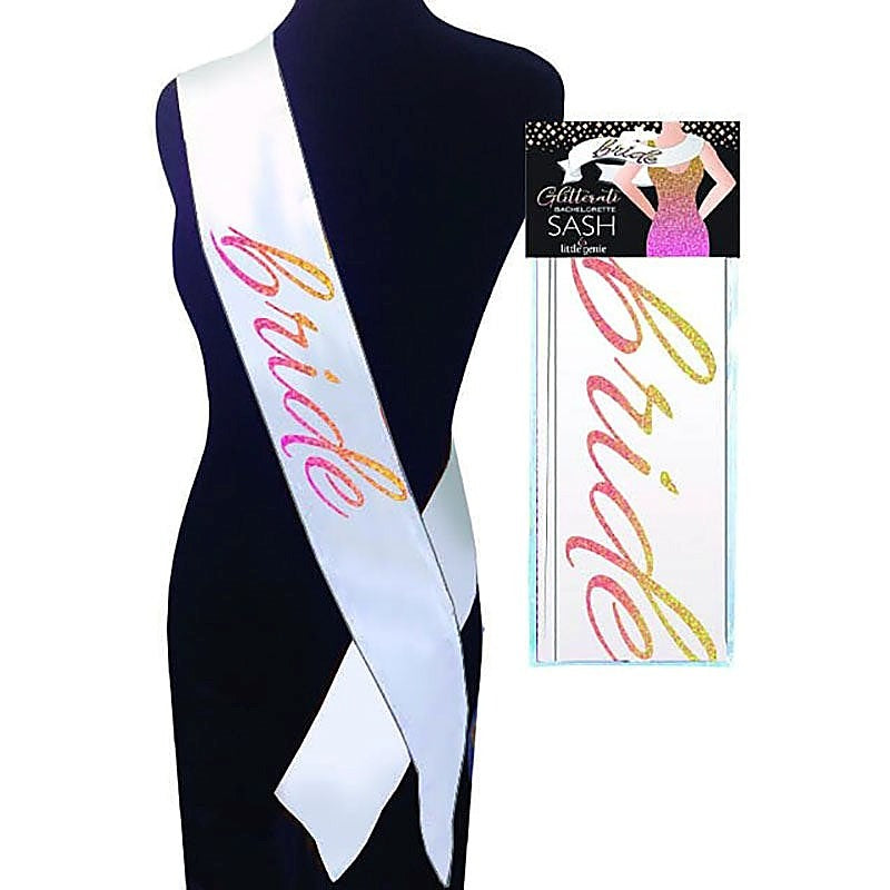Glitterati Bride Sash Hens Party Novelty Sash Sex Game - Sex Games, Coupons and Tricks