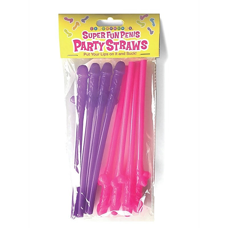 Penis Party Straws by Little Genie - Party Gifts and Novelties