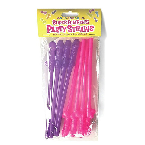 Penis Party Straws by Little Genie - Party Gifts and Novelties