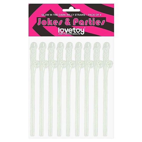 Glowing Willy Straws by Lovetoy - Sex Games, Coupons and Tricks