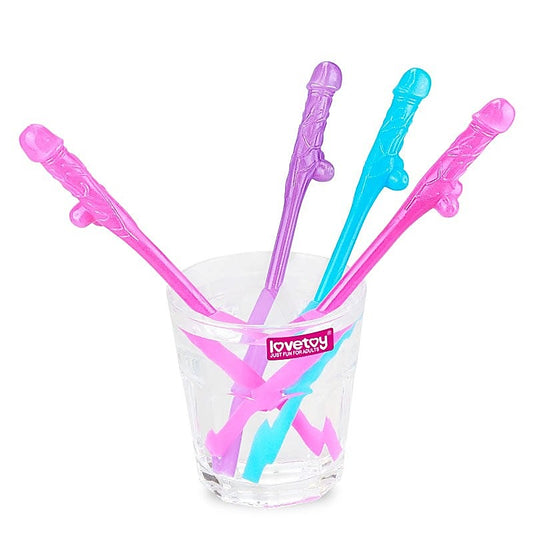 Coloured Willy Straws by Lovetoy - Sex Games, Coupons and Tricks