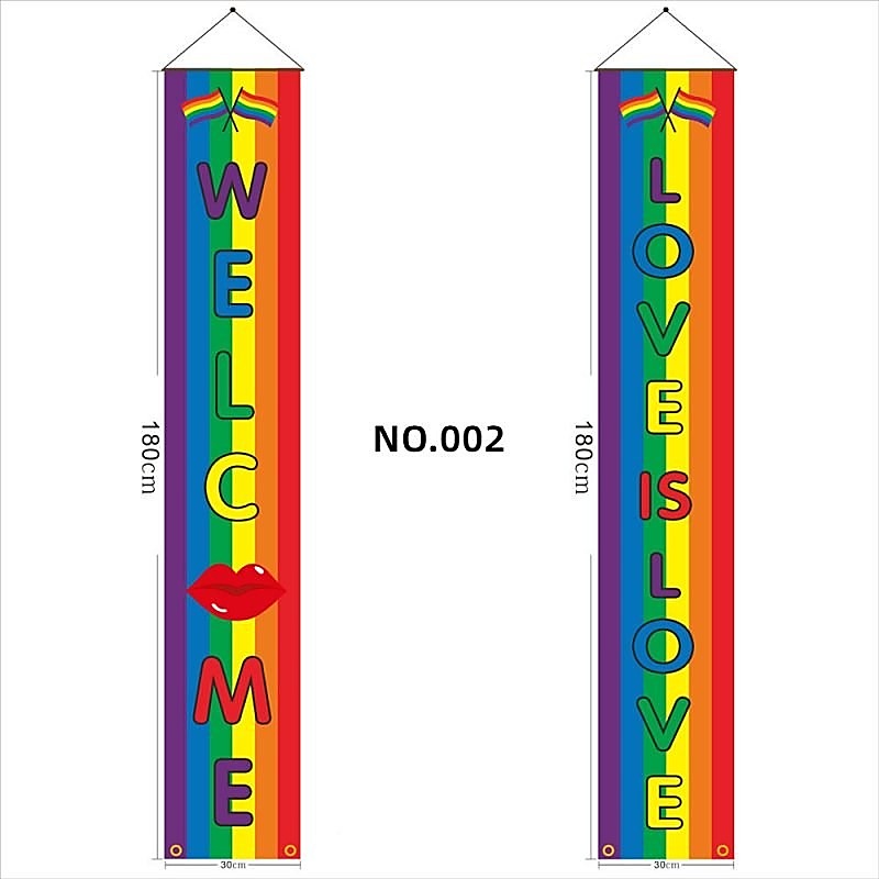 Premium Gay Pride Door Banner by BDStyle - Party Gifts and Novelties