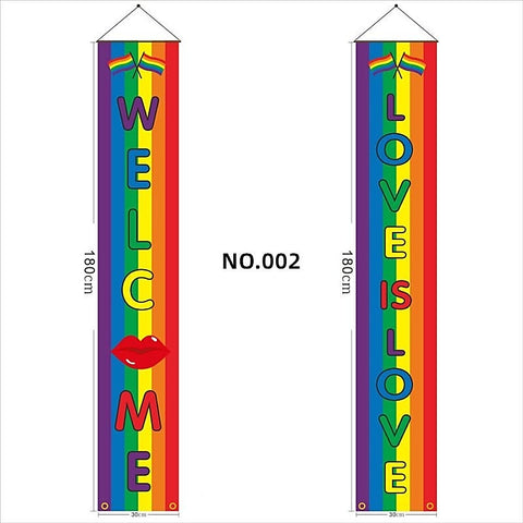 Premium Gay Pride Door Banner by BDStyle - Party Gifts and Novelties