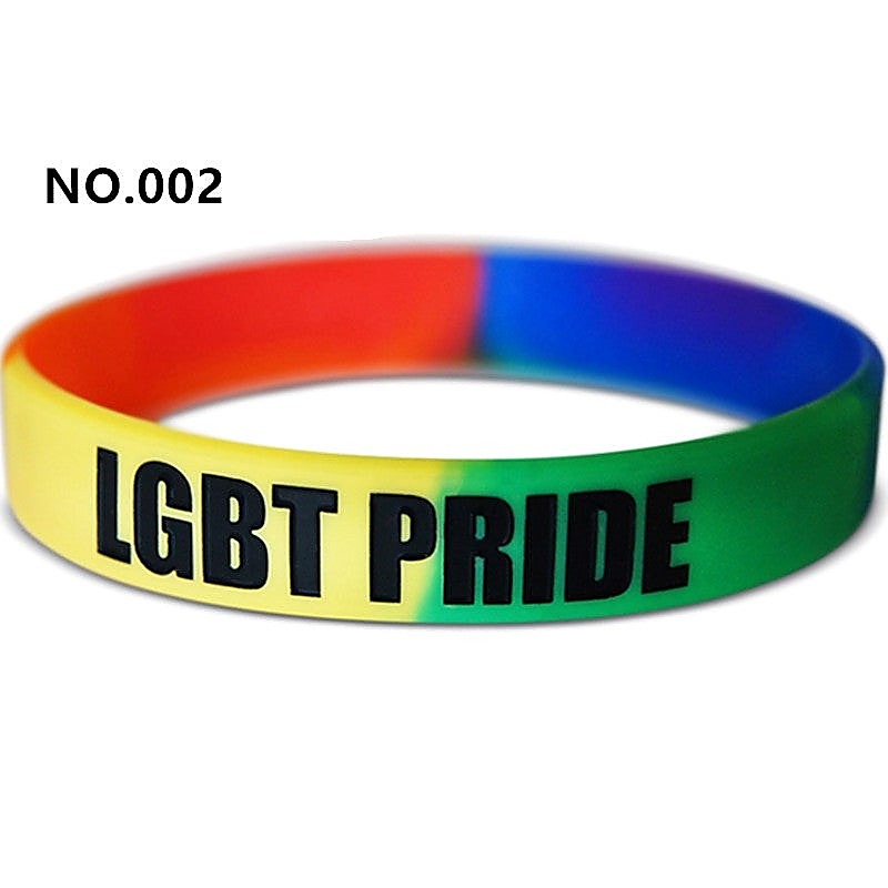 Premium Gay Pride Silicone Bracelet by BDStyle - Party Gifts and Novelties