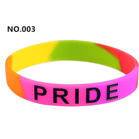 Premium Gay Pride Silicone Bracelet by BDStyle - Party Gifts and Novelties