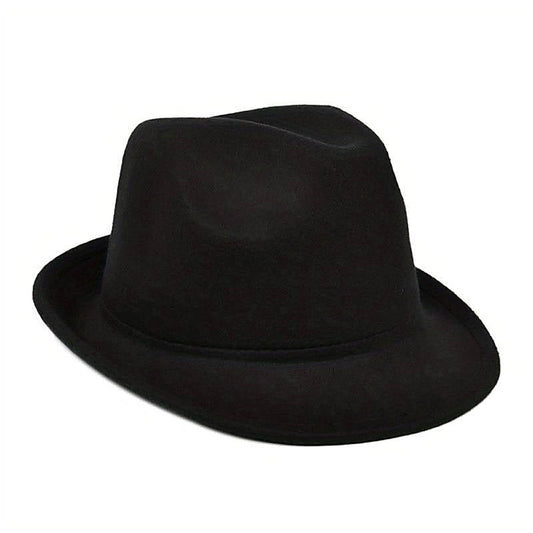 Rolled Brim Canvas Fedora
