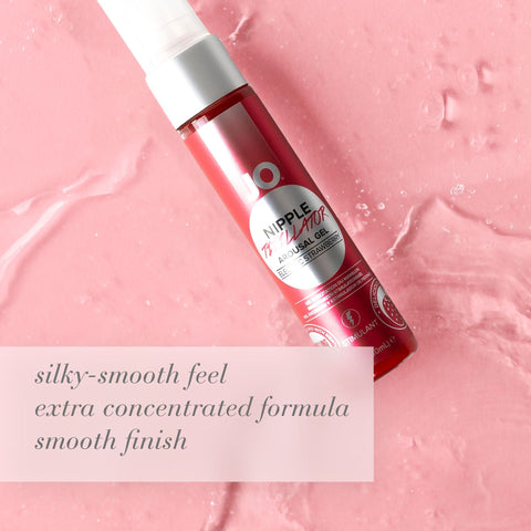 System JO Nipple Titillator Arousal Gel Strawberry 30ml - Water Based Lubes