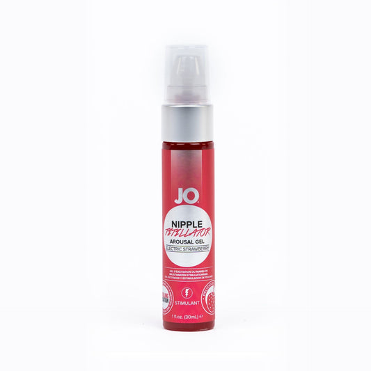 System JO Nipple Titillator Arousal Gel Strawberry 30ml - Water Based Lubes