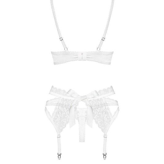 Lacy White Set 3 piece - Bras and Bra Sets