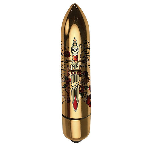 Rocks Off Erotic Ink 80mm 7 Speed Deadly Passion Vibrator - Waterproof Vibrators