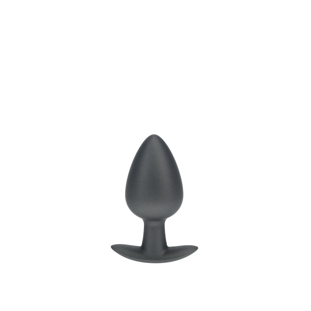 Shots OUCH! 8.9 cm Large Metallic and Soft Silicone Anal Plug Butt Plugs
