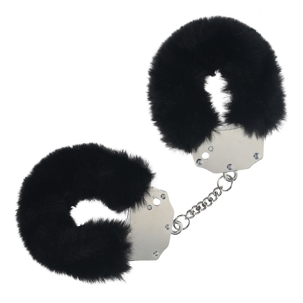 Shots OUCH! Heavy Duty Fluffy Bondage Hand Cuffs Restraints Cuffs And Restraints