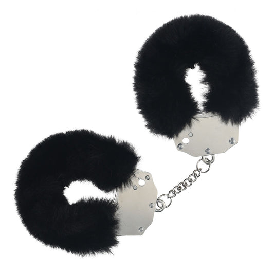 Shots OUCH! Heavy Duty Fluffy Bondage Hand Cuffs Restraints - Cuffs And Restraints