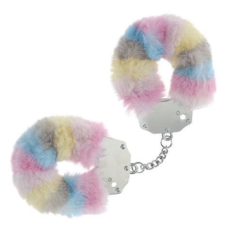 Shots OUCH! Heavy Duty Fluffy Bondage Hand Cuffs Restraints - Cuffs And Restraints