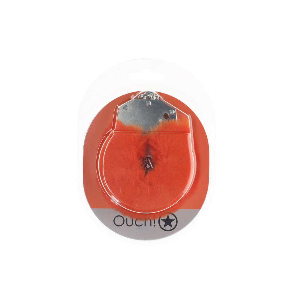 Shots OUCH! Heavy Duty Fluffy Bondage Hand Cuffs Restraints Cuffs And Restraints