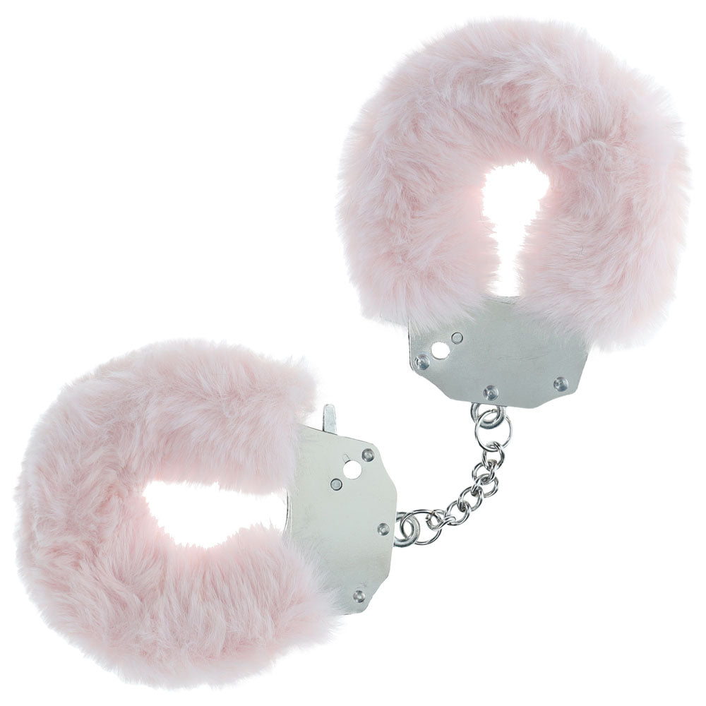 Shots OUCH! Heavy Duty Fluffy Bondage Hand Cuffs Restraints Cuffs And Restraints