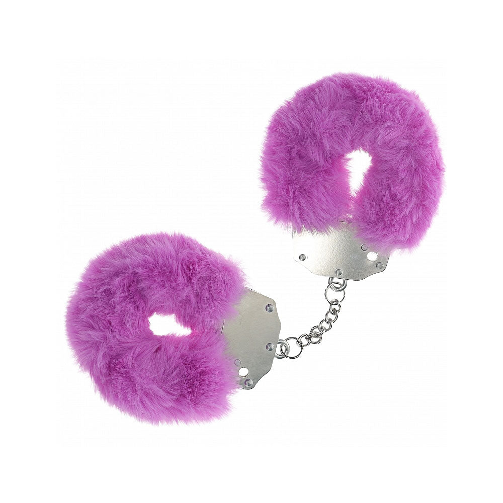 Shots OUCH! Heavy Duty Fluffy Bondage Hand Cuffs Restraints Cuffs And Restraints