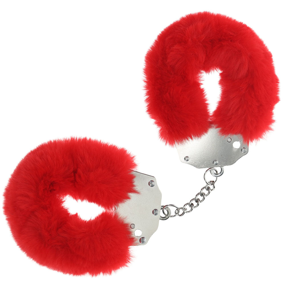 Shots OUCH! Heavy Duty Fluffy Bondage Hand Cuffs Restraints Cuffs And Restraints