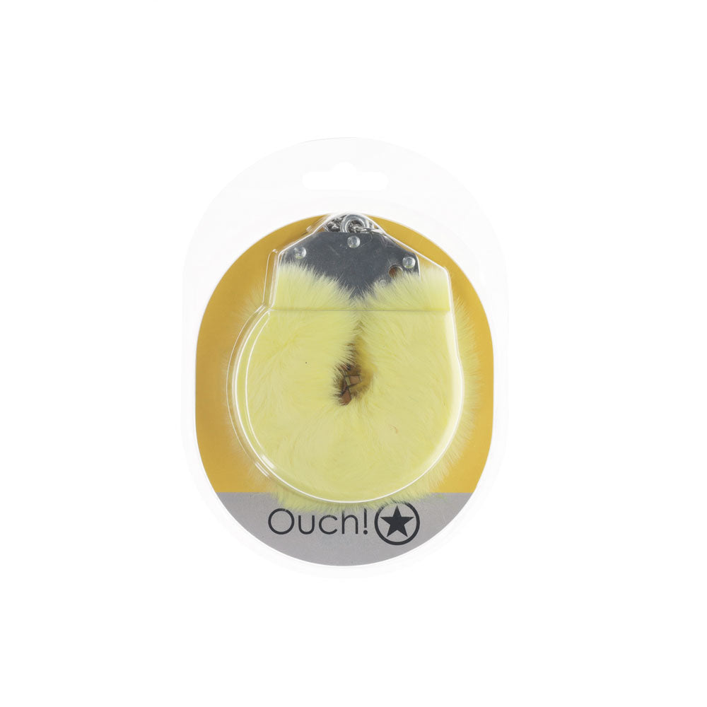 Shots OUCH! Heavy Duty Fluffy Bondage Hand Cuffs Restraints Cuffs And Restraints