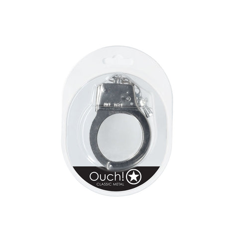 Shots OUCH! Classic Playful Fetish Play Metal Hand Cuffs - Cuffs And Restraints