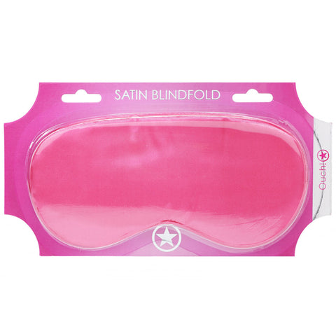 Shots Toys OUCH! Bondage Play Satin Eye Mask - Masks And Blindfolds