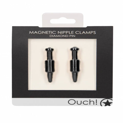 Shots Toys Magnetic Diamond Pin Nipple Clamps - Nipple and Clit Clamps