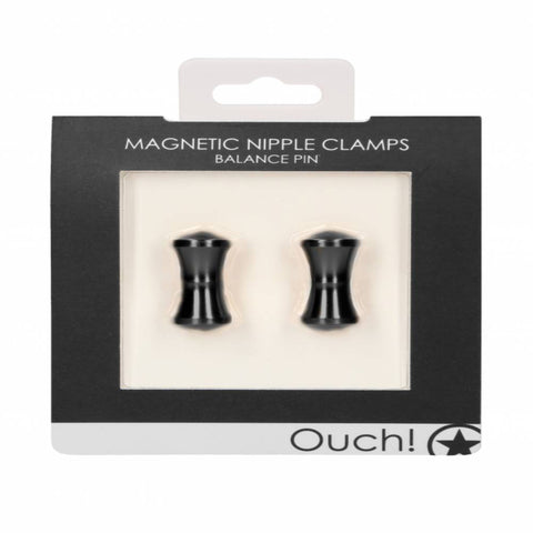 Shots Toys Balance Pin Magnetic Nipple Clamps - Nipple and Clit Clamps