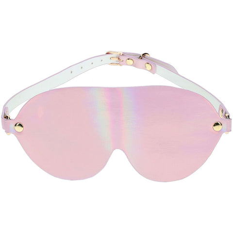 Shots Toys OUCH Paris Collection BDSM Play Blindfold Pink - Masks And Blindfolds