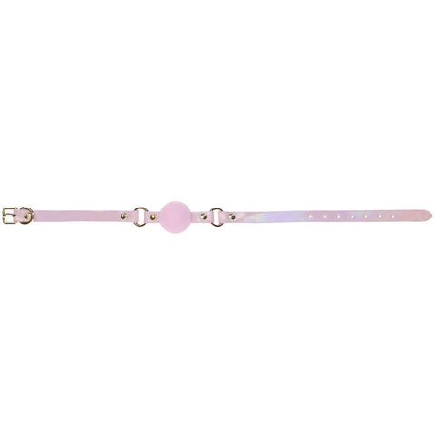 Shots Toys OUCH! Paris Collection Breathable Silicone Ball Gag Restraint - Bondage Gags and Bits