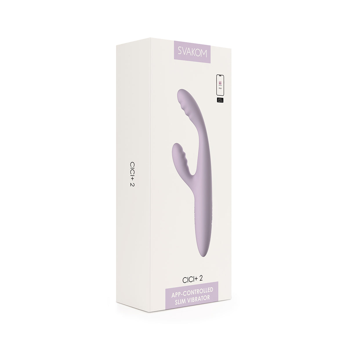 Svakom Cici + 2 App Controlled Slim Rabbit Vibrator Rabbit Vibrators