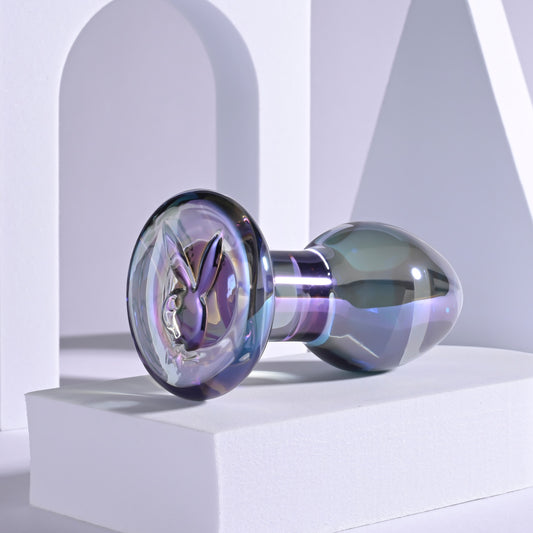 Playboy Pleasure Jewels Plug Glass Anal Plug - Glass Sex Toys