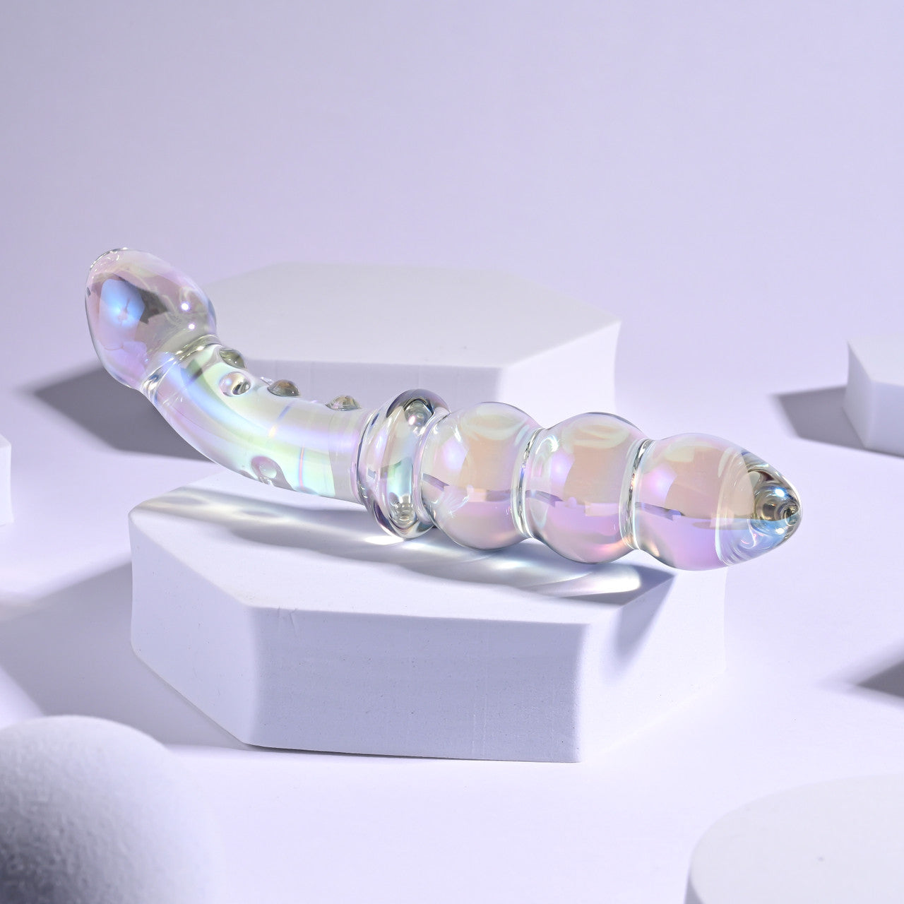 Playboy Pleasure Jewels Double Ended Glass Dildo Glass Sex Toys