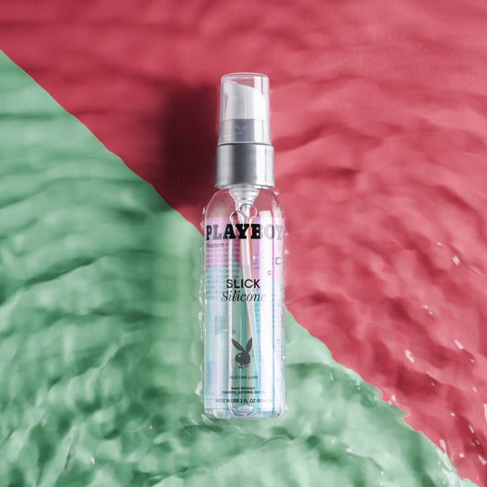 Playboy Pleasure Slick Silicone Based Personal Lubricant - Silicone Based Lubes