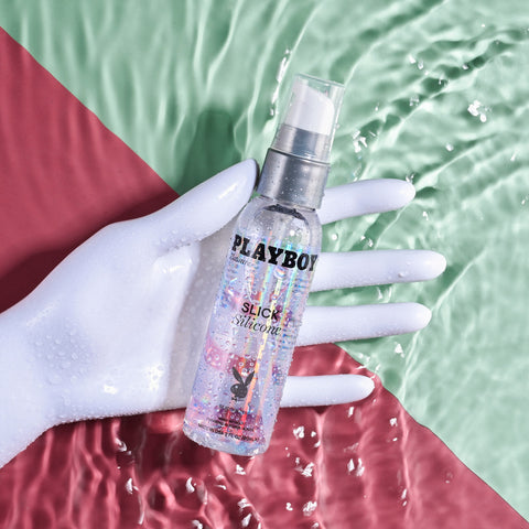 Playboy Pleasure Slick Silicone Based Personal Lubricant - Silicone Based Lubes