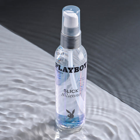Playboy Pleasure SLICK SILICONE Lubricant 120ml Bottle - Silicone Based Lubes