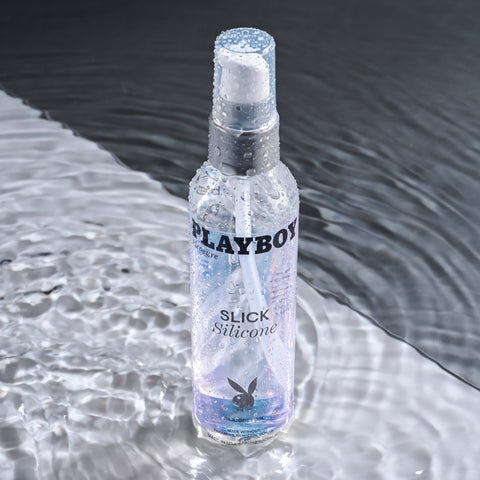 Playboy Pleasure SLICK SILICONE Lubricant 120ml Bottle - Silicone Based Lubes