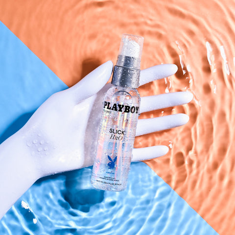 Playboy Pleasure Slick H2O Water Based Lubricant - Water Based Lubes