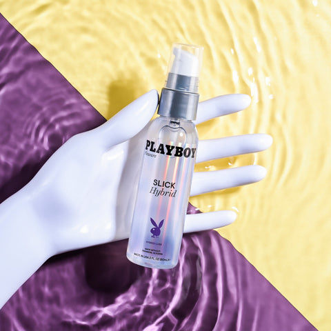 Playboy Pleasure Slick Hybrid Adult Lubricant - Water Based Lubes