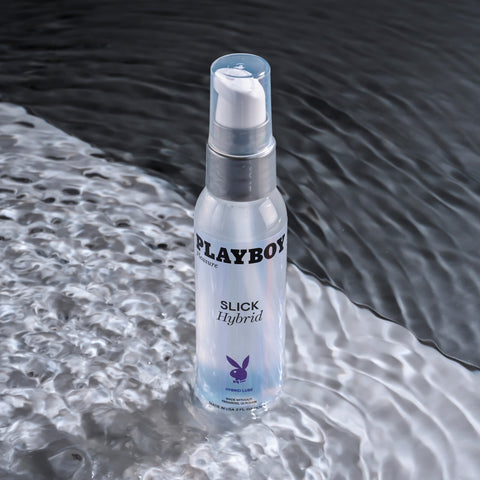 Playboy Pleasure Slick Hybrid Adult Lubricant - Water Based Lubes