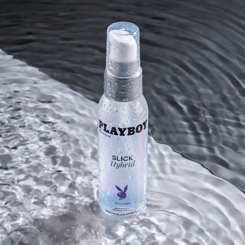 Playboy Pleasure Slick Hybrid Adult Lubricant - Water Based Lubes